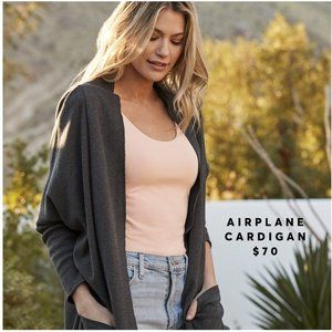 Pact Organic Cotton Airplane Cardigan Sz S/M